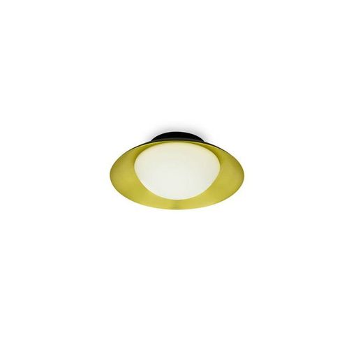 Side Applique Ou Plafonnier Rond Métal Noir À20cm