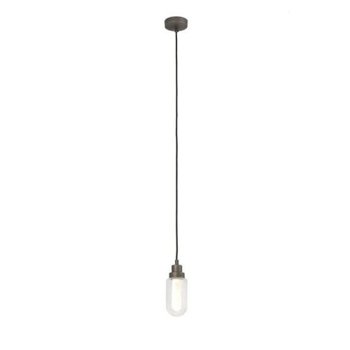 Brume Suspension Led De Salle De Bain Métal/Verre H22cm