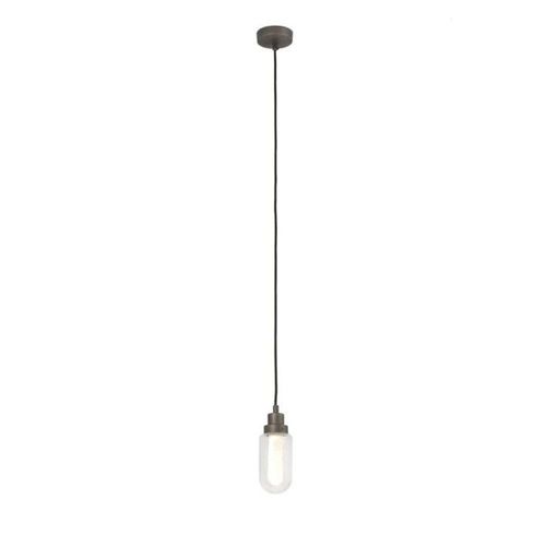 Brume Suspension Led De Salle De Bain Métal/Verre H22cm