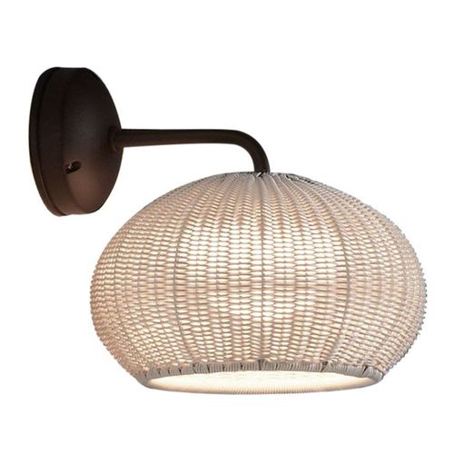 Garota Applique D'extérieur Led Métal Et Tressé À27cm