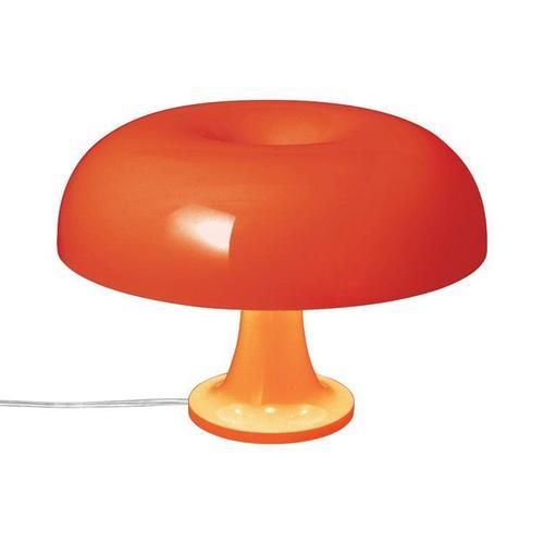 Lampe De Table Nessino Artemide Ø 32 Cm Orange En Polycarbonate 20w E14