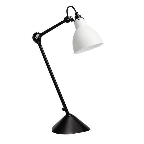 Lampe Gras Nâ°205 Lampe De Bureau Corps Noir Acier H46cm