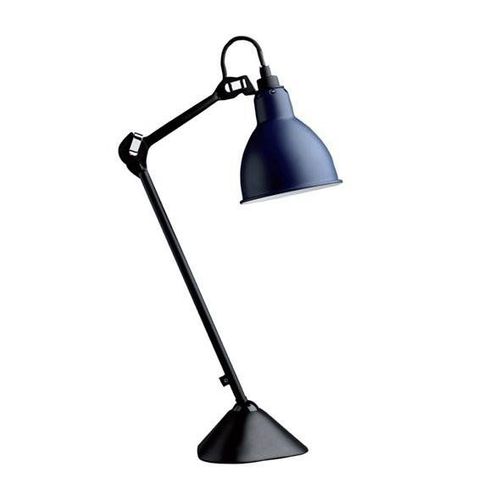 Lampe Gras Nâ°205 Lampe De Bureau Corps Noir Acier H46cm