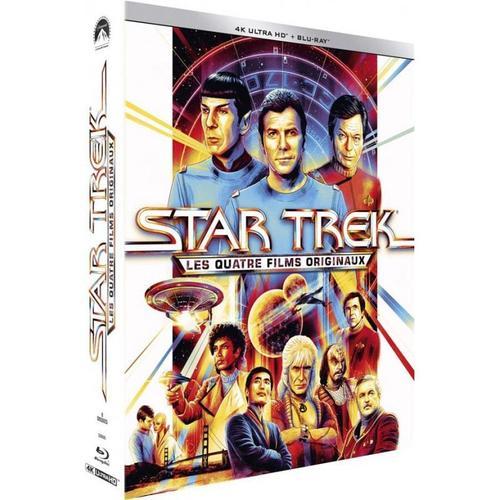 Star Trek - Les 4 Films Originaux : Star Trek : Le Film + Star Trek Ii : La Colère De Khan + Star Trek Iii : À La Recherche De Spock + Star Trek Iv : Retour Sur Terre - 4k Ultra Hd + Blu-Ray