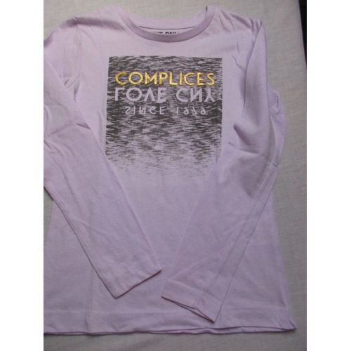 T-Shirt Mauve, 10 Ans
