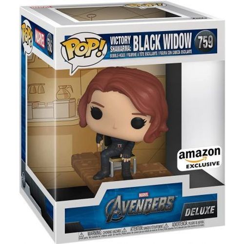 Figurine Funko Pop - Avengers : Endgame [Marvel] N°759 - Victory Shawarma : Black Widow (54898)