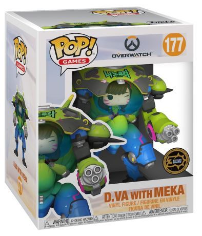 Figurine Funko Pop - Overwatch N°177 - D.Va Avec Meka - 15 Cm (57522)