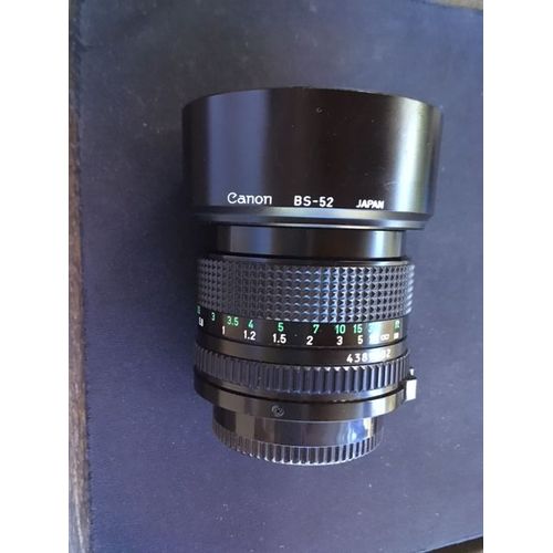 Objectif Canon FD 50mm 1.4