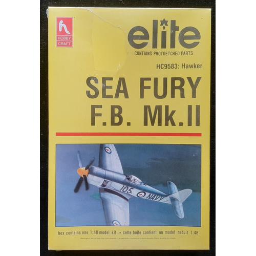 Sea Fury F.B Mk.2-Maquette Avion-Echelle 1/48-Hobby Craft-Original-Canada.-Hobby Craft