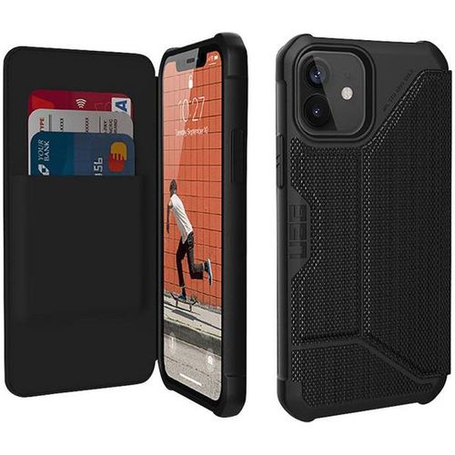 Etui Folio Uag Série Metropolis Kevlar Pour Iphone 12 Pro-Max Coloris Noir