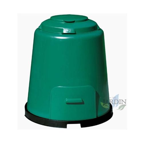 Composteur de Jardin 280 litres 80x80x89 cm, transformateur de déchets écologique, vert