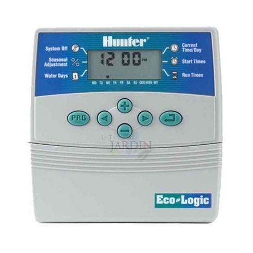 Programmateur d'arrosage intérieur Hunter ELC, 6 zones d'arrosage électrique, ELC-601