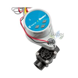 NODE-BT-100 Kit contrôleur d'arrosage à piles Hunter + électrovanne PGV100 9 V 1"