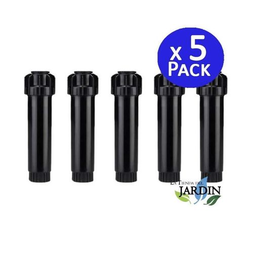 5 x Diffuseur d'arrosage Hunter PSU-02-17A avec buse réglable 17A. Portée 5,2 mètres, Tuyère d'arrosage hauteur de tige 5 cm