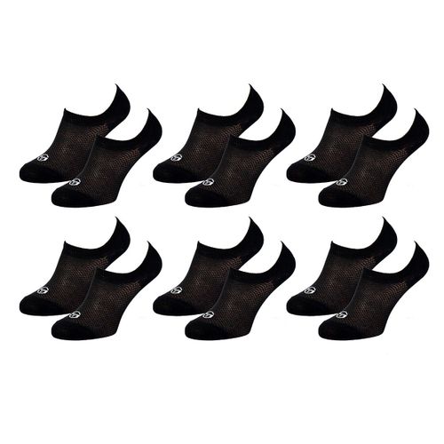 Chaussettes Sergio Tacchini Pack De 6 Paires Footies Tacchini Noir