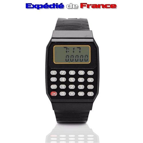 Montre Calculatrice Vintage - Tout Public - Expédiée De France -