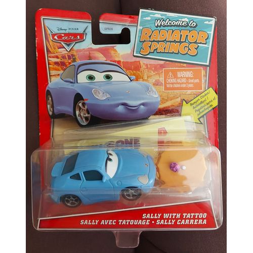 Cars - Welcome To Radiator Springs - Véhicule Métal - Sally, Accessoire Et Autocollants