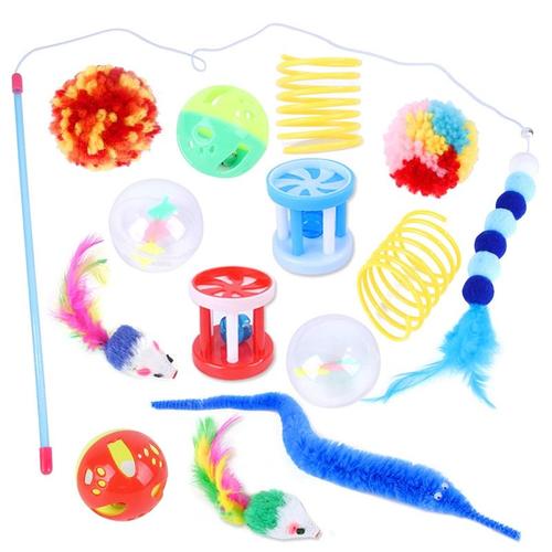 Animaux Chat Jouets Souris Forme Balles Formes Chaton Amour Nouveau Jouet Pour Animaux 21 Ensemble C 14pcs