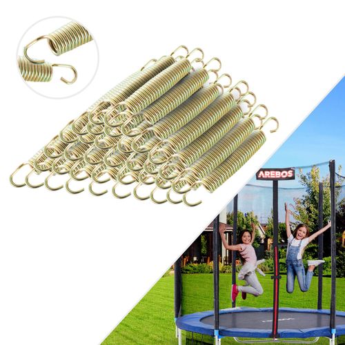 Arebos Ressorts De Trampoline | Ressort De Traction | Ressort De Pression | Ressort En Acier Pour Trampoline | 36x 178 Mm
