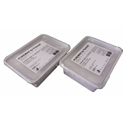 2 Pains De 500 Ml De Paraffine Floreale Purewax By Purenail Pour Le Soin Des Mains Chauffe Paraffine 