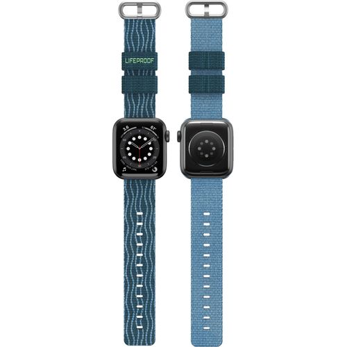 Lifeproof - Bracelet Pour Montre Intelligente - Trident - Bleu - Pour Apple Watch Hermès Series 7, Hermès Series 9, Nike Series 7, Series 10, Series 8, Series 9