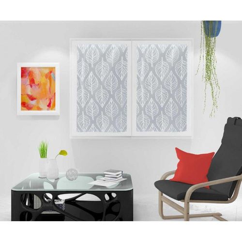Paire De Brise Bise 60x120 Cm Maud Blanc, Par Soleil D'ocre