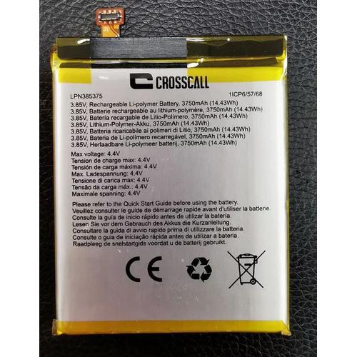 Batterie Crosscall Lpn 385375 - Pour Le Crosscall Core 4