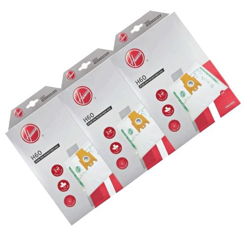 Lot de 3 boites de 4 sacs H60 - Aspirateur (35602584 HOOVER)