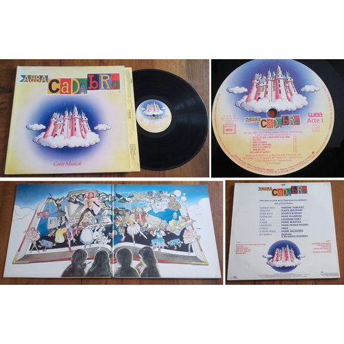 Abum Lp 33 T Vinyle " Abba Cadabra " Original 1988 Made In France Frida Daniel Balavoine