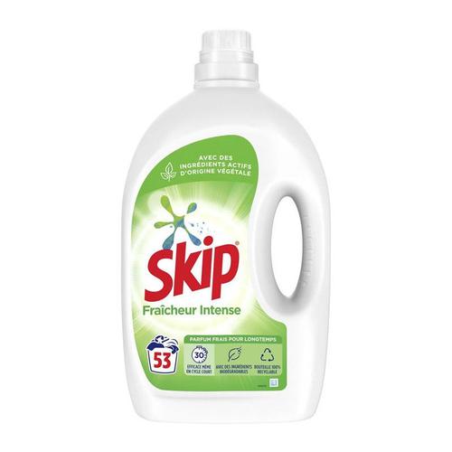 LOT DE 3 - SKIP : Lessive liquide Fraîcheur intense 53 lavages 2650 ml