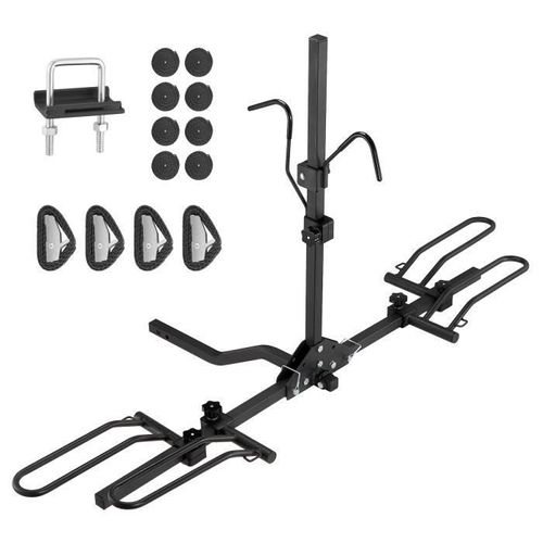 Porte-Vélos - Vevor - Porte-Vélos Sur Attelage Support Vélos 2 Places Charge 36 Kg Suv Voyage,815 X 1385 X 995 Mm,11,8 Kg