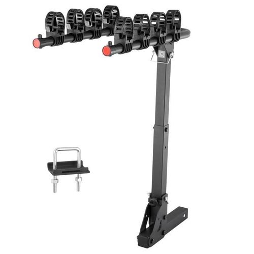 Porte-Vélos - Vevor - Porte-Vélos Sur Attelage Support Vélos 4 Places Charge 68 Kg Suv Voyage,950 X 325 X 1045 Mm,10 Kg
