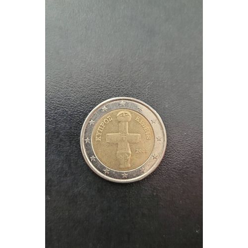Piece Valeur 2 Euros Années 2008 Kibris