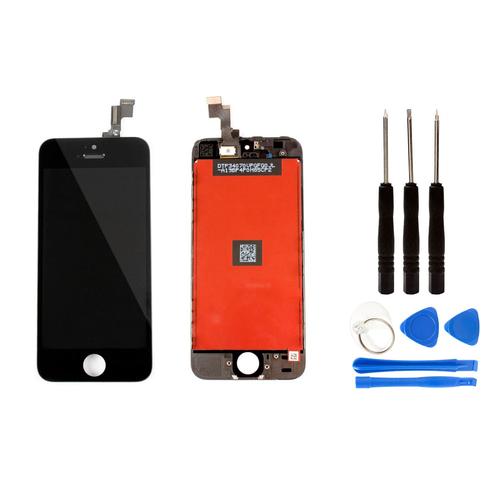 Ecran Lcd Remplacement Pour Iphone 5 Se Noir 1ere Gen + Outils