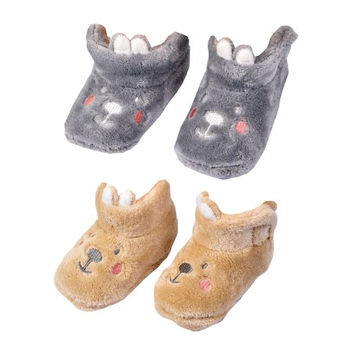 Chaussons Bébé Cocooning Fantaisie Pack De 2 Paires 0986 Boys