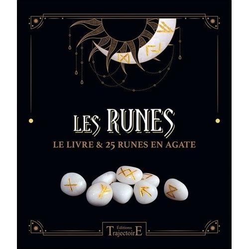 Les Runes - Le Livre & 25 Runes En Agate