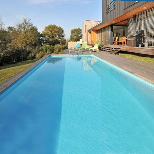 Piscine bois gre anise rectangulaire 9.18 x 3.27 x 1,46