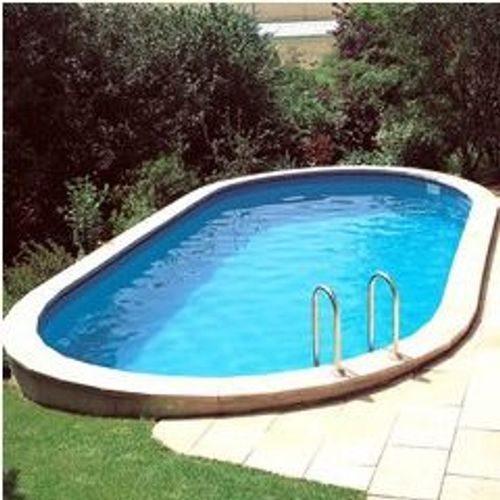 Kit piscine enterrée sumatra acier ovale 800 x 400 x h120 cm