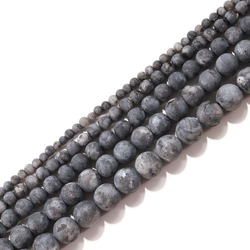 Pierre Labradorite Noire Naturelle, Mate, Polie, Perles Rondes, Grosses, Pour La Fabrication De Bijoux, Bracelets Collier À Faire Soi Même, Vente En Gros, 4 12mm