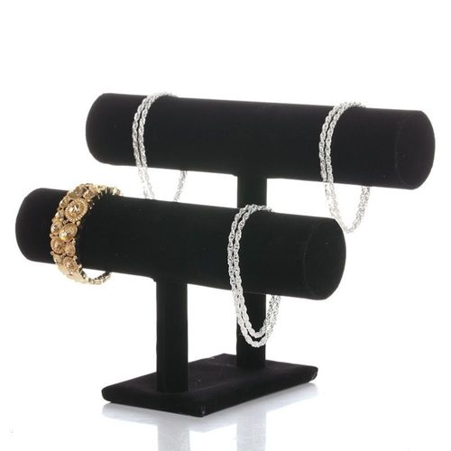 Porte Bracelet Détachable À Un Niveau, Support Simple Pour L'organisation Et L'affichage Des Bijoux (Noir)