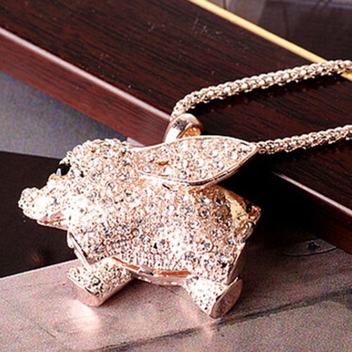 Colliers Avec Pendentifs En Forme D'éléphant Pour Hommes Et Femmes, Couleur Acier Inoxydable, Bijoux À La Mode, Livraison Directe