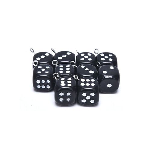 10 Pièces De Breloques En Résine De 15mm, Pendentif, Boucles D'oreilles, Accessoires De Fabrication De Bijoux