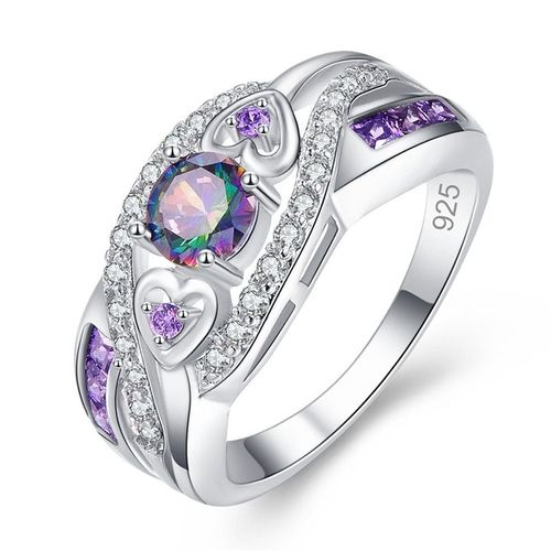 Bagues De Fiançailles En Argent Sterling 925 Pour Femmes, Bijoux Fins En Saphir, Émeraude, Pour Fête De Mariage, Vente En Gros