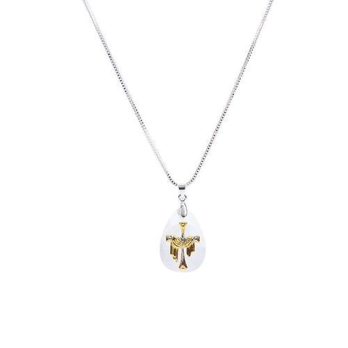 Collier Pendentif En Tissu De Jésus, Saint, Foi Religieuse, C¿Ur, Cristal, Strass, Bijoux