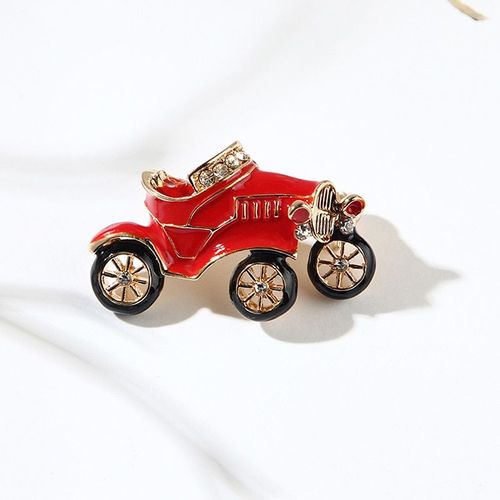 Broches De Voiture En Cristal Pour Femmes Et Hommes, En Alliage, En Émail Jaune Et Vert, En Fleur, Pour Fête De Mariage Et Banquet