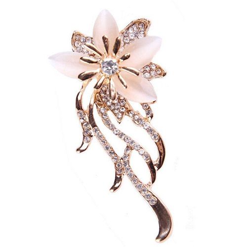 Broches En Pierre Opale Strass, Couleur, Bouquet De Fleurs, Bijoux De Mariée, Cadeau De Mariage