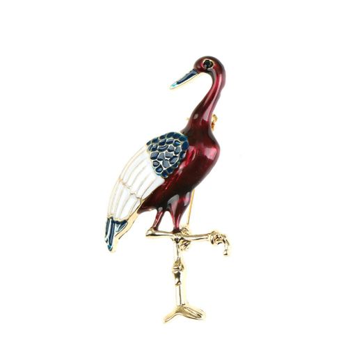 Jolie Broche Flamant Rose En Émail Unisexe, Pour Femme Et Homme, Accessoire De Mode Pour Manteau