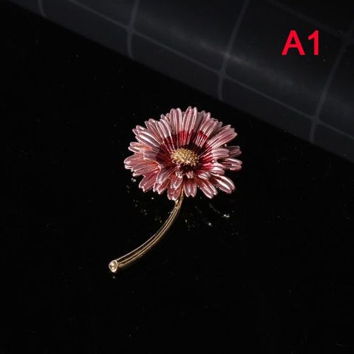 Broche Marguerite Rose, Fleur Tendance, Pour Femmes Et Maman, Accessoires Simples, Cadeau