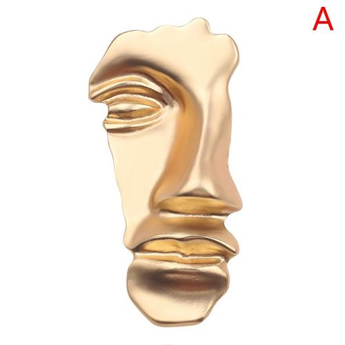 Accessoires Occidentaux En Métal, Demi Visage, Portrait Pour Femmes, Broche, Accessoires De Fête