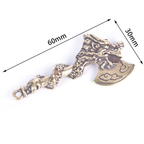Clé De Voiture En Laiton, Pendentif, Plaque De Cuivre Pur, Axe Du Nuage Longxiang
